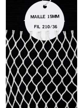 Nappe filet polyamide 15mm fil 210/36