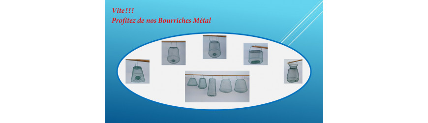 Bourriche carnassier selection metal ronde diametre 30